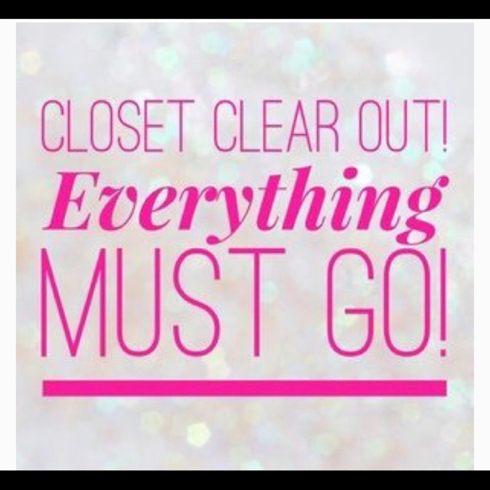Closet clear out